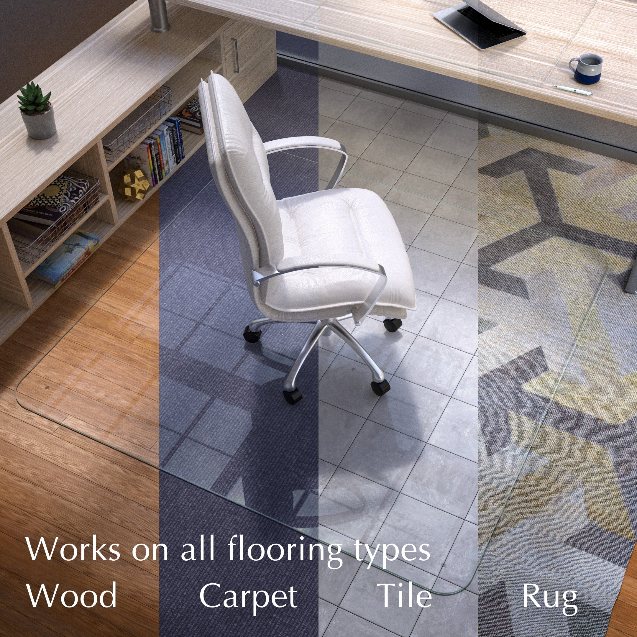 Chair rug for online hardwood floor