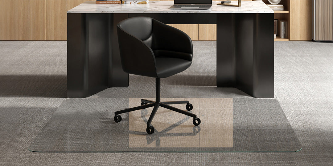 Designer office best sale chair mats