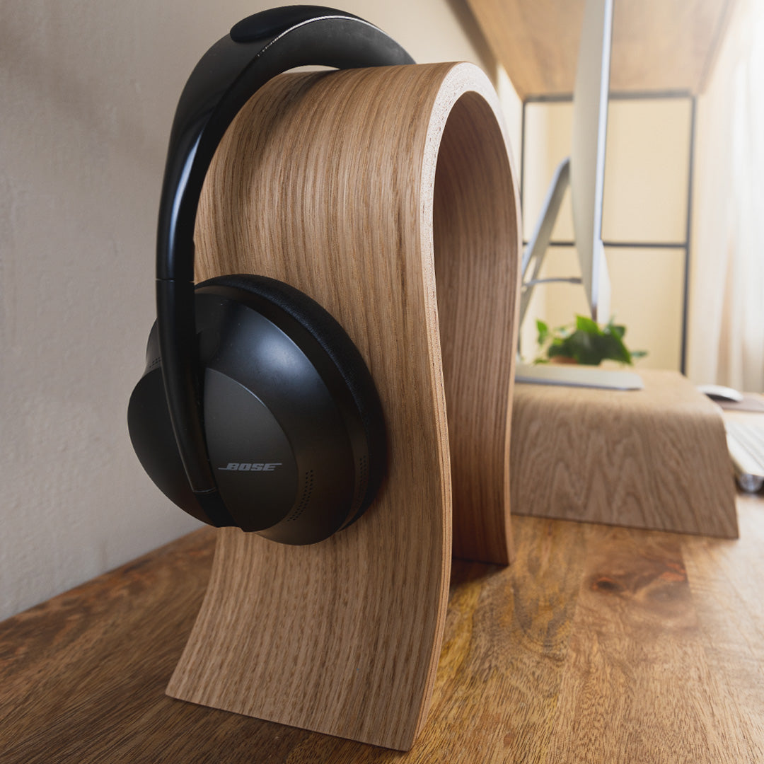 Wood Headphone Stand